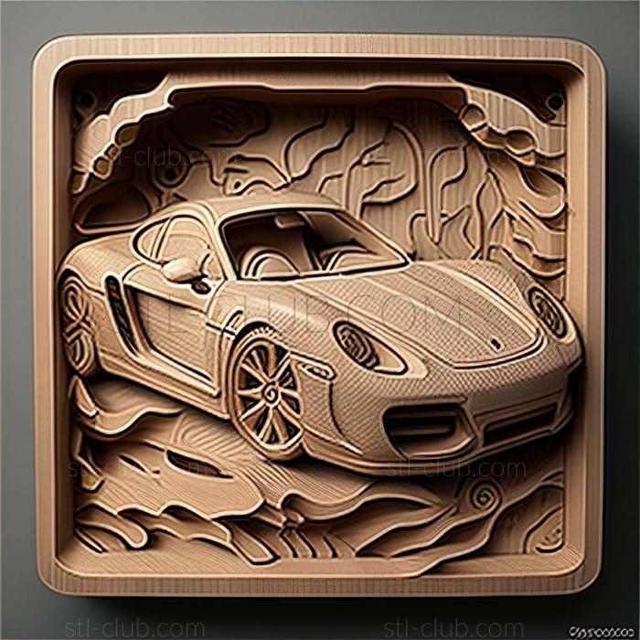 3D модель Porsche Carrera GT (STL)